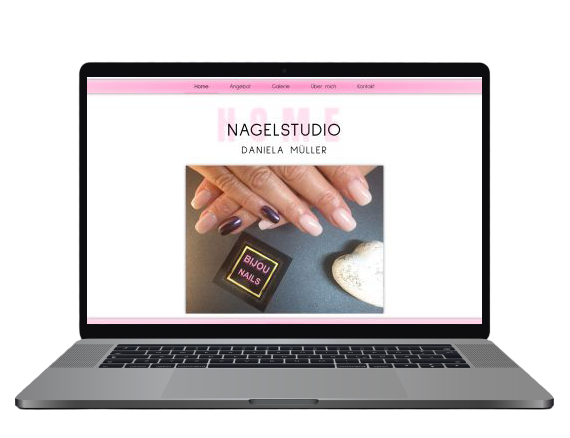 Webdesign für Bijou Nails, Nagelstudio in Muri Aargau