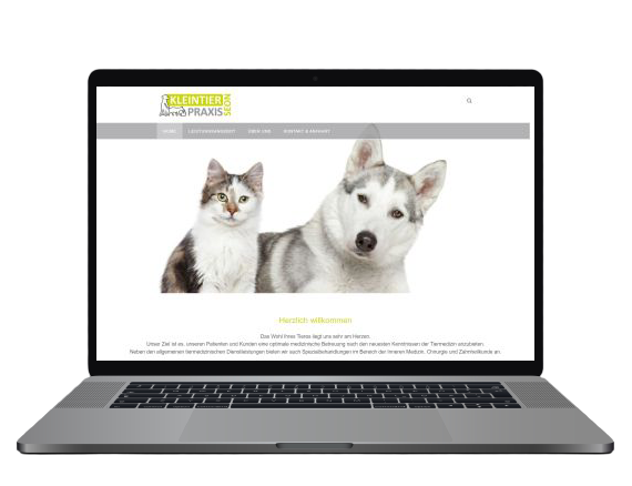 Webdesign für Kleintierpraxis Seon, Tierarzt in Seon