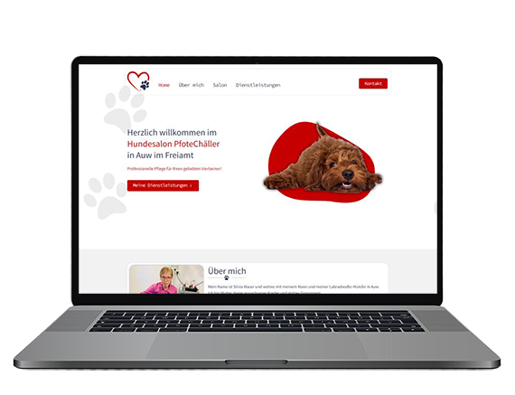 Webdesign für Hundesalon